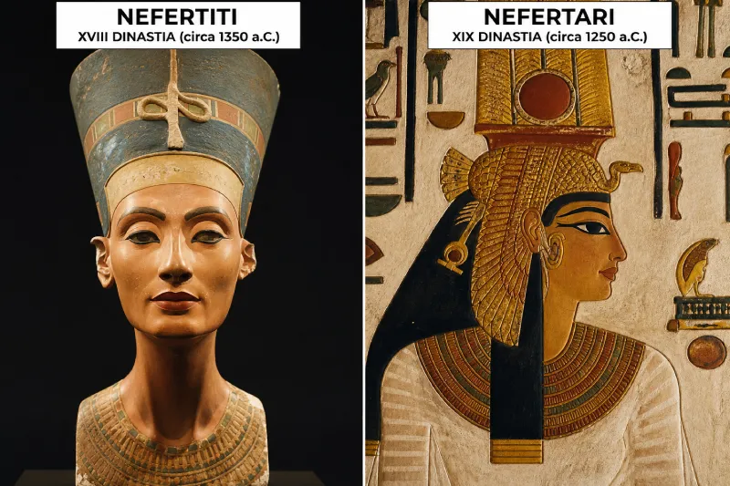 Nefertiti e Nefertari | Confronto tra due regine dell’Antico Egitto